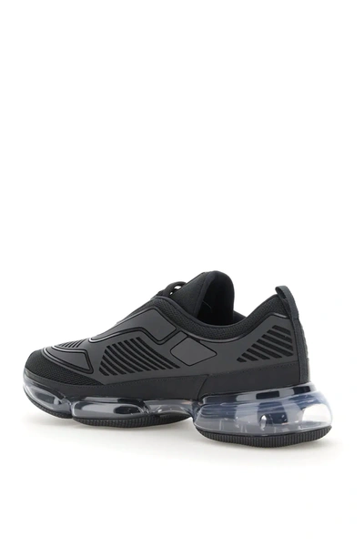 Shop Prada Cloudbust Air Sneakers In Black