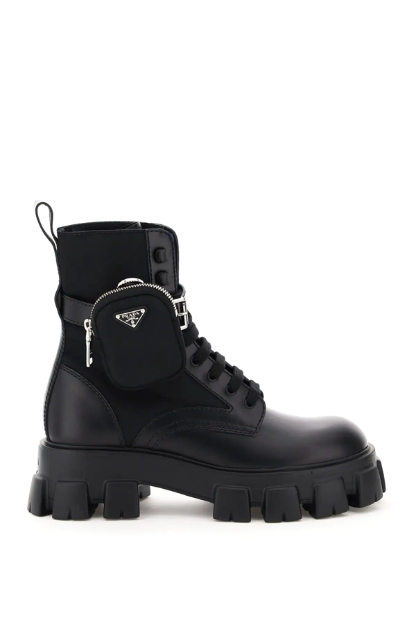 prada combat boots with removable pouch price