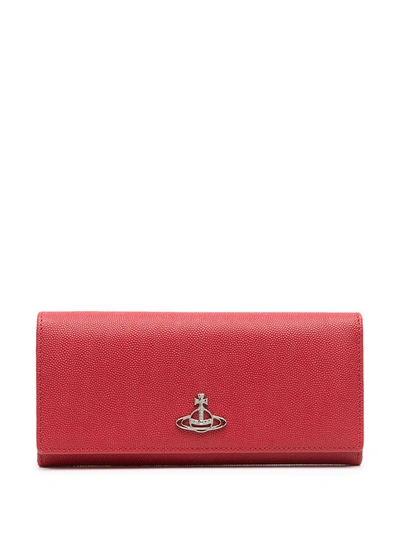 Shop Vivienne Westwood Windsor Leather Wallet In Red