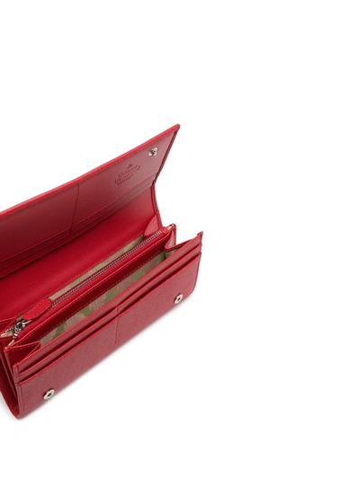 Shop Vivienne Westwood Windsor Leather Wallet In Red
