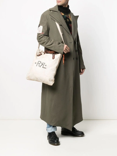 Rrl Shopper Tote Bag In Neutrals