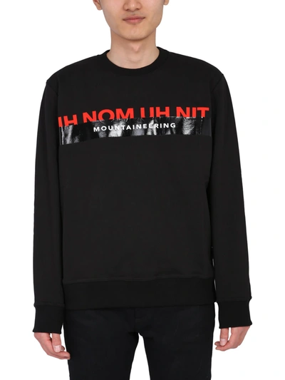 Shop Ih Nom Uh Nit Crew Neck Sweatshirt In Nero