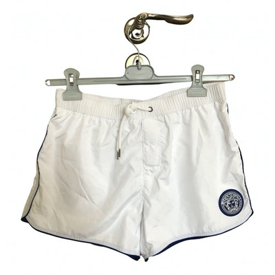 Pre-owned Versace Swimwear In White