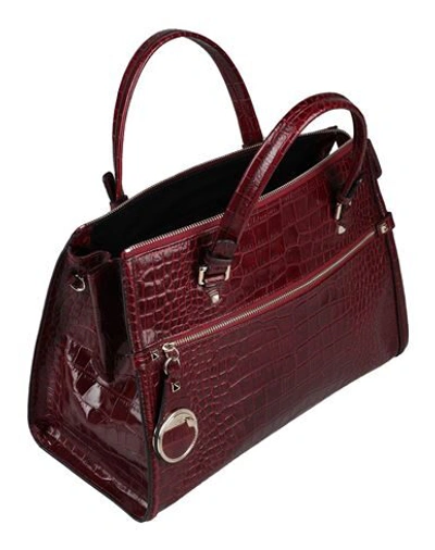 Shop Cavalli Class Handbag In Maroon