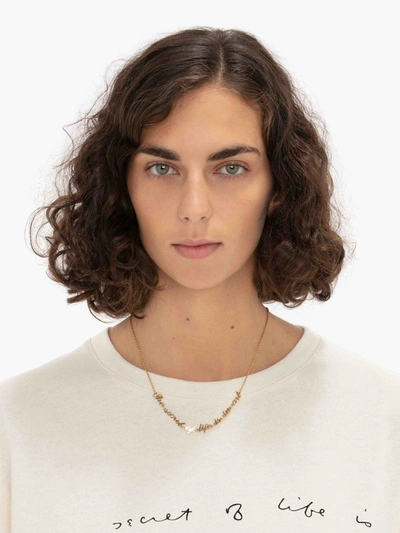 Shop Jw Anderson Oscar Wilde Capsule: Necklace In Gold
