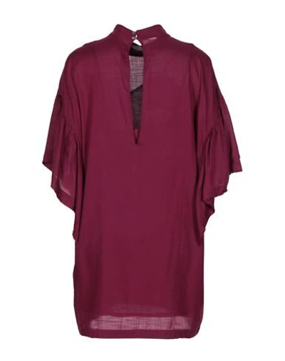 Iro Short Dresses In Red