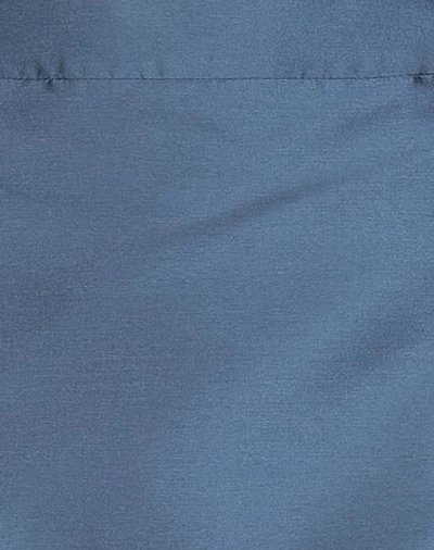 Shop Armani Collezioni Knee Length Skirts In Slate Blue