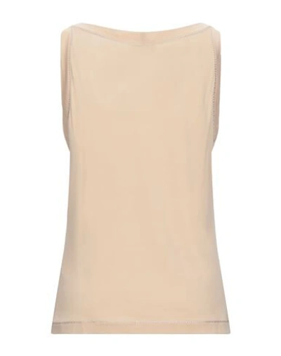 Shop Missoni Tank Tops In Sand