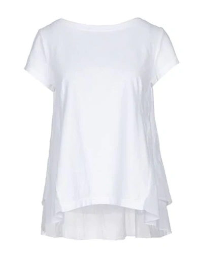 Shop European Culture T-shirts In White