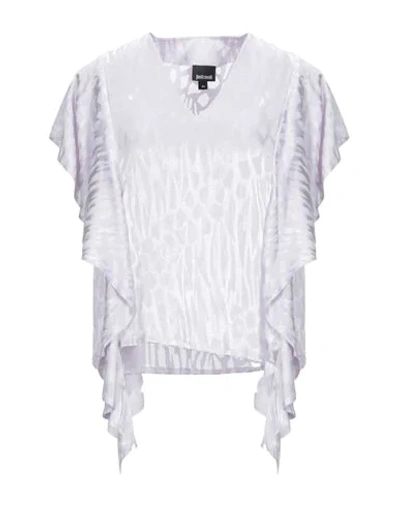 Shop Just Cavalli Blouses In Lilac