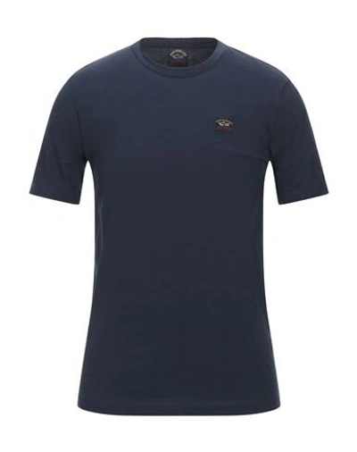 Shop Paul & Shark Man T-shirt Midnight Blue Size L Cotton