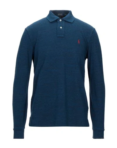 Shop Polo Ralph Lauren Polo Shirt In Dark Blue