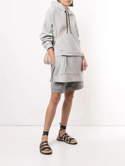 Shop 3.1 Phillip Lim / フィリップ リム Oversized Longline Hoodie In Grey