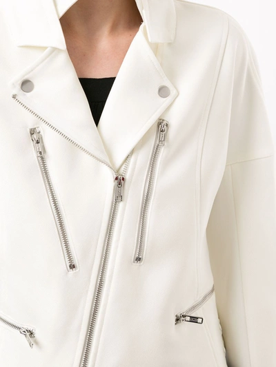 Shop 3.1 Phillip Lim / フィリップ リム Hooded Cotton Biker Jacket In White