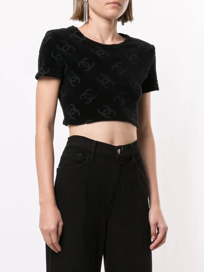 Chanel Cropped Shirt - 20 For Sale on 1stDibs  chanel crop top white,  chanel white crop top, chanel white cropped shirt