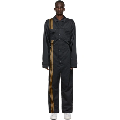 Adidas X Ivy Park Black 3-stripes Jumpsuit | ModeSens