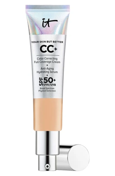 Shop It Cosmetics Cc+ Cream With Spf 50+, 1.08 oz In Medium Tan