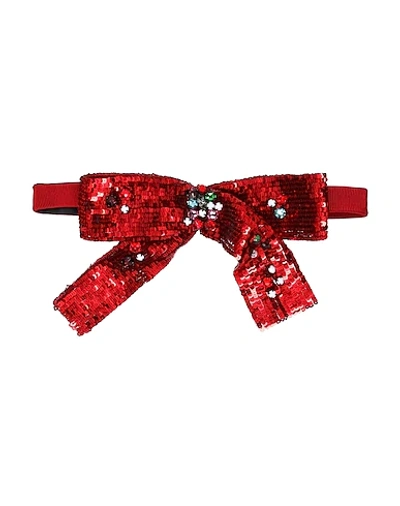 Shop Gucci Bow Tie In Red