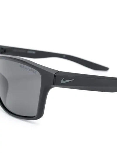 Shop Nike Square-frame Sunglasses In Grey