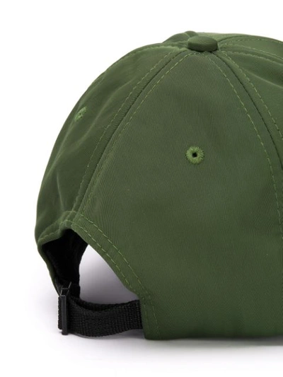 Shop Kenzo Logo-print Baseball Cap In Green