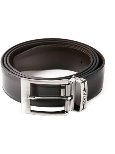 Shop Hugo Interchangeable Buckle Belt In Black