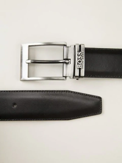 Shop Hugo Interchangeable Buckle Belt In Black