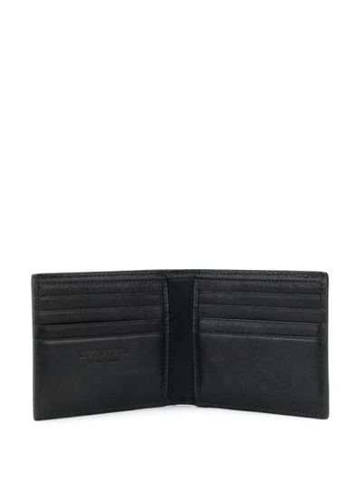 Shop Dsquared2 Icon Bi-fold Wallet In Black