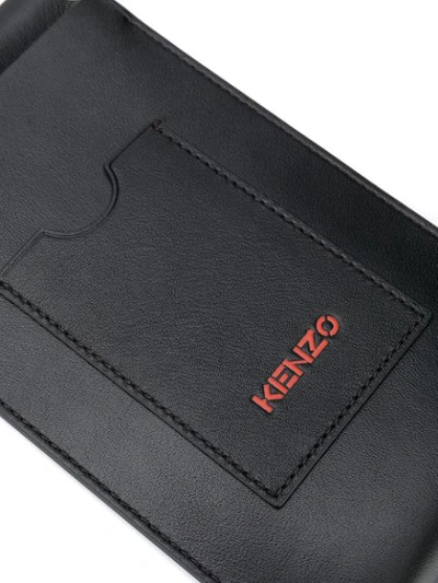 Shop Kenzo Lanyard-detail Cardholder In Black