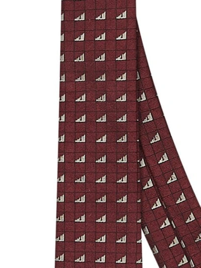 Shop Fendi Bag Bugs Necktie In Red