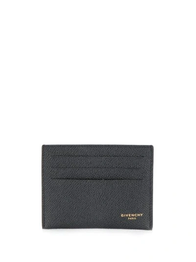 Shop Givenchy Pebbled Effect Card Holder In Black