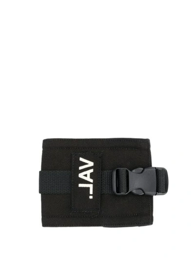 Shop Val Kristopher Utility Clip Fastening Wallet In Black