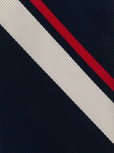 Shop Thom Browne Rwb Stripe Classic Tie In Blue