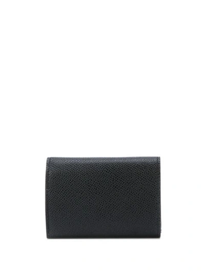 Shop Givenchy Grainy Leather Wallet In Black