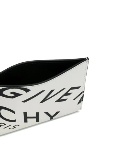 Shop Givenchy Logo-print Cardholder In White