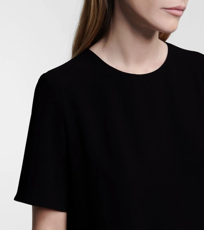 The Row Essentials Robi Crepe Maxi Dress In Black