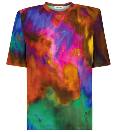 Shop Attico Bella Tie-dye Cotton Jersey T-shirt In Multicoloured