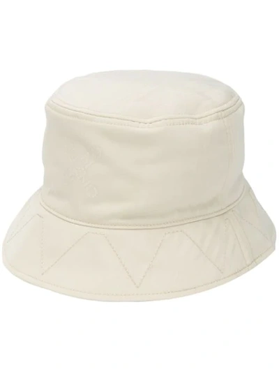 Shop Kenzo Little X Reversible Bucket Hat In Neutrals