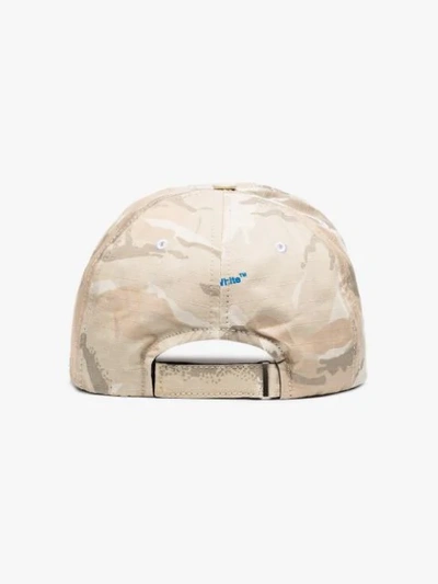 Shop Off-white X Browns 50 Camouflage-print Cap In Neutrals