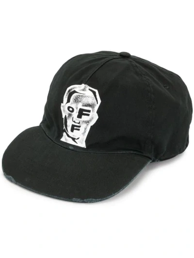 Shop Off-white Graphic-print Baseball Cap In Black