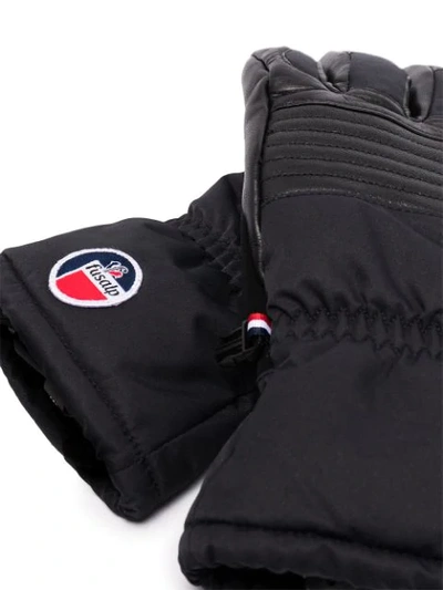Shop Fusalp Albinen Panelled Gloves In Black