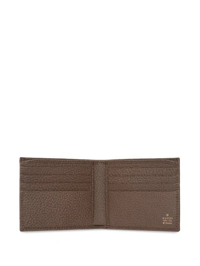 Shop Gucci X Disney Donald Duck Billfold Wallet In Neutrals