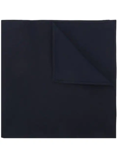 Brunello Cucinelli Plain Handkerchief In Blue
