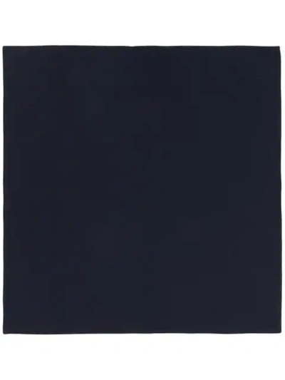 Brunello Cucinelli Plain Handkerchief In Blue