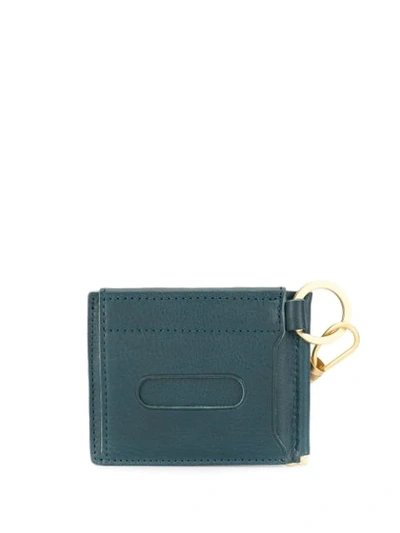 Shop As2ov Foldover Small Wallet In Blue