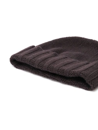 Drumohr Rass Cashmere Beanie In Brown
