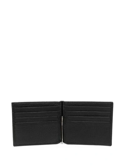 Shop Dolce & Gabbana Money-clip Leather Wallet In Black