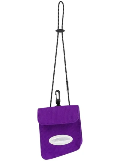 Shop Ader Error Logo-patch Small Cardholder In Purple
