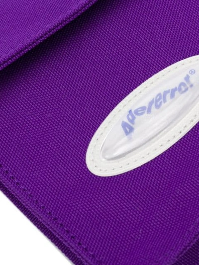 Shop Ader Error Logo-patch Small Cardholder In Purple