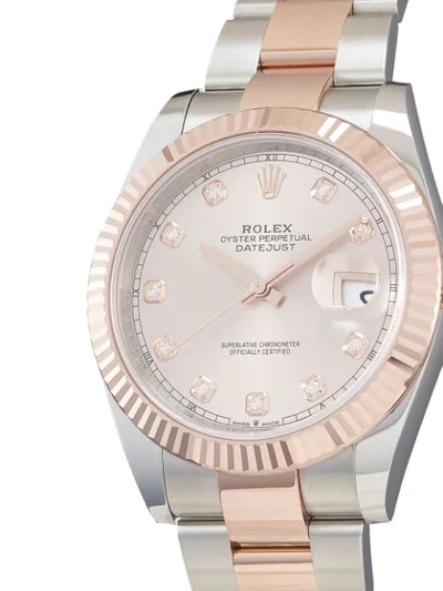 Shop Rolex 2020 Unworn Oyster Perpetual Datejust 41mm In Pink