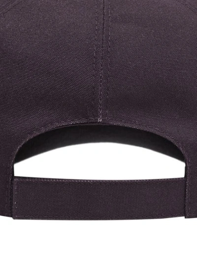 Shop Fendi Panelled Ff Print Baseball Hat In Black